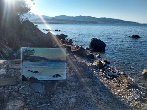Morgensonne am Mittelmeer, Foto 2022, Cilento